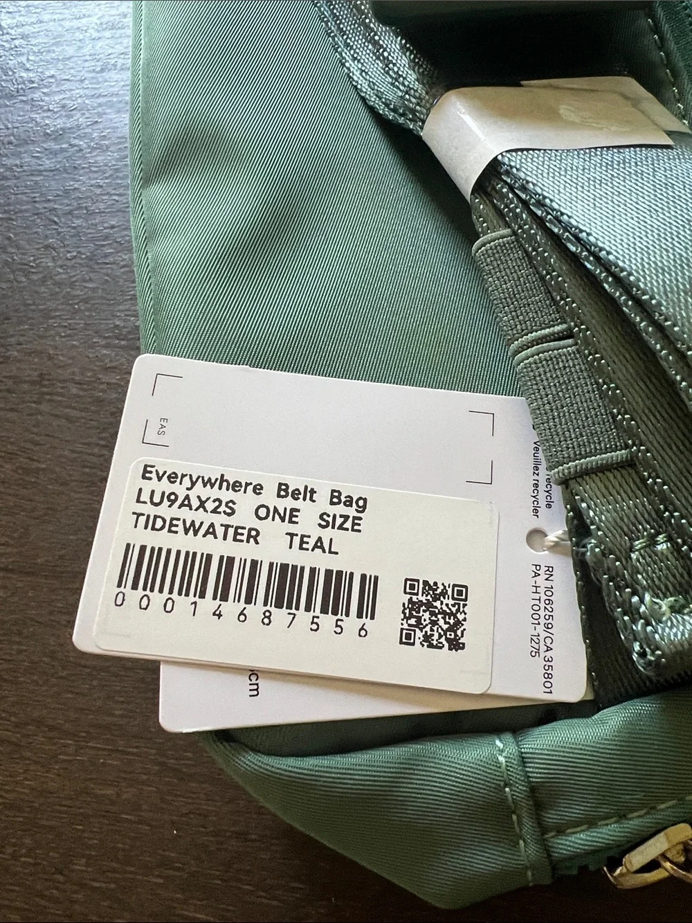 Lulumelon Everywhere Belt Bag Waist Pack Teal